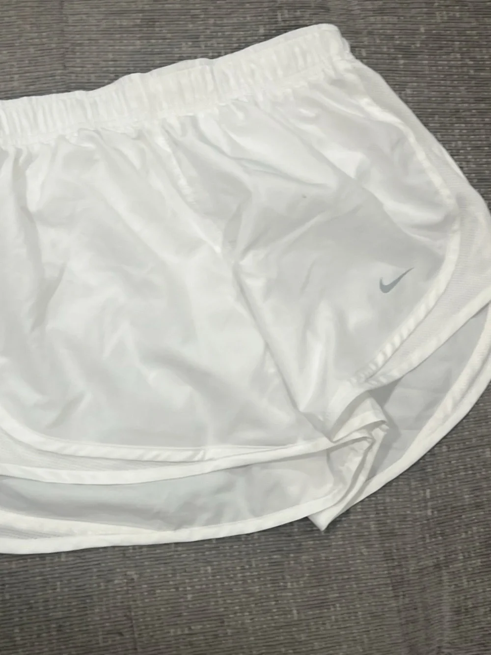 Nike White Women’s Athletic Running Shorts